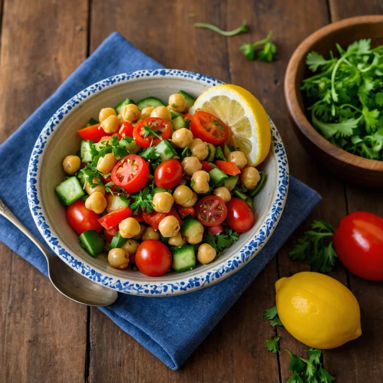 Mediterranean Chickpea Salad: A Vibrant Vegetarian Lunch