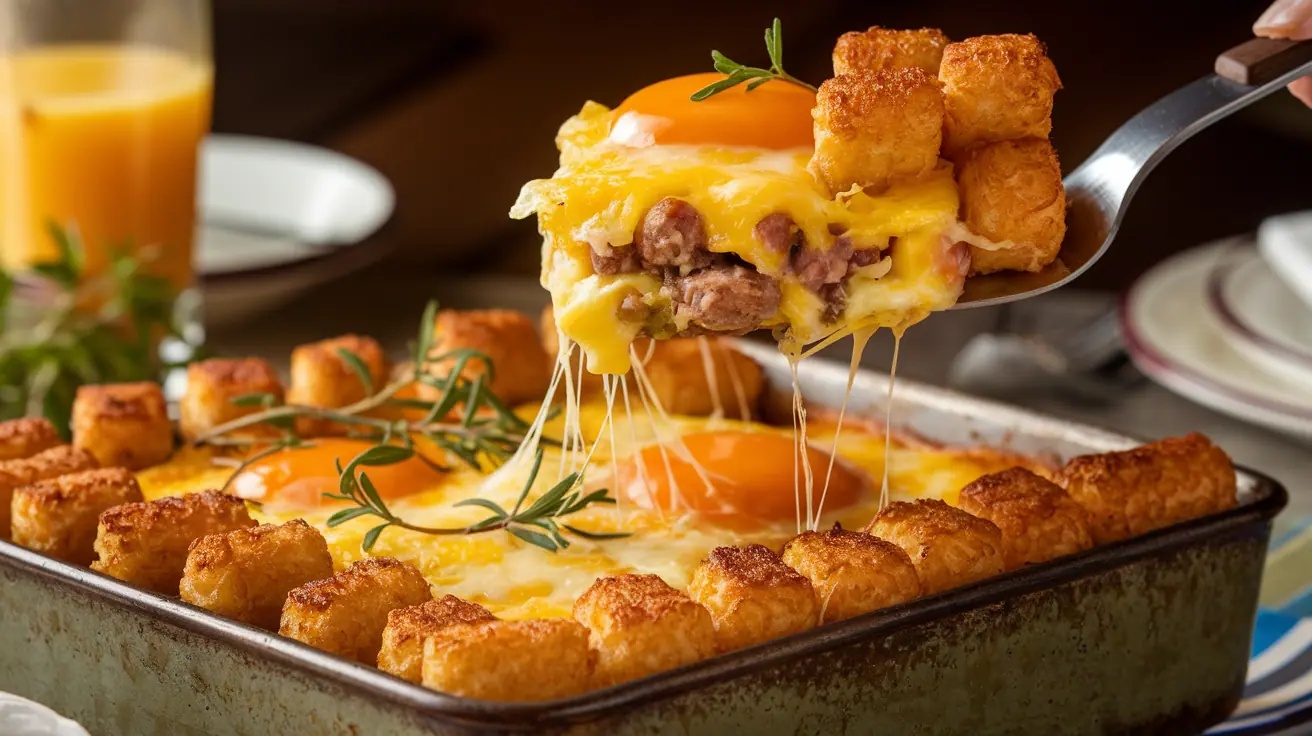 Tater Tot Breakfast Casserole