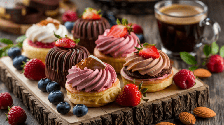 Close-up of a Legendary Foods Tasty Pastry with a gooey filling, highlighting its nutritional profile