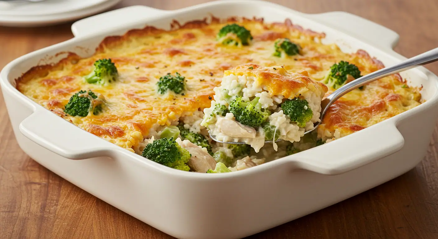 Chicken Broccoli and Rice Casserole