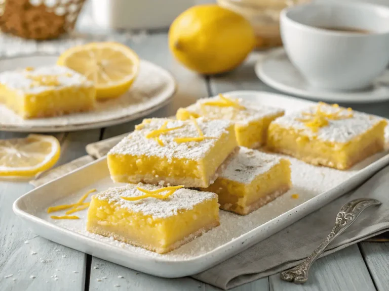 Lemon Bars (4 Ingredients)