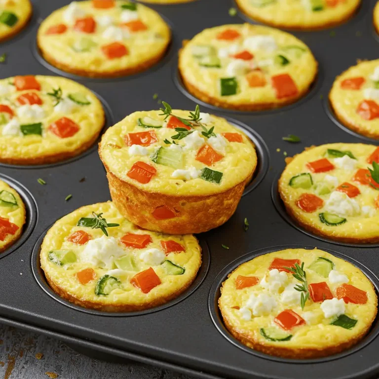 baked cottage cheese egg muffins
