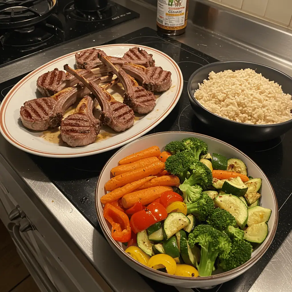 gluten free halal food family dinner