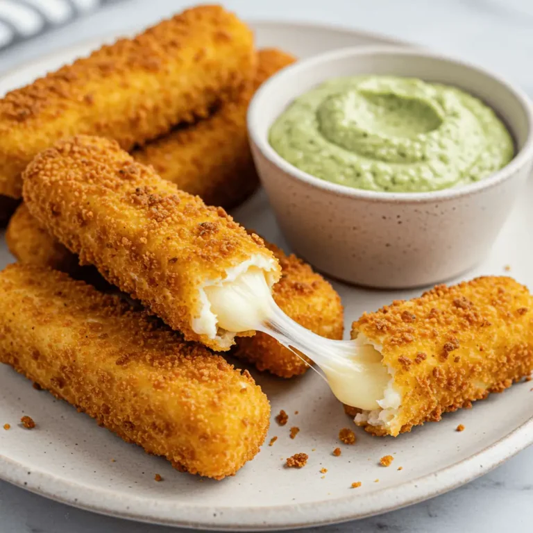homemade protein mozzarella sticks