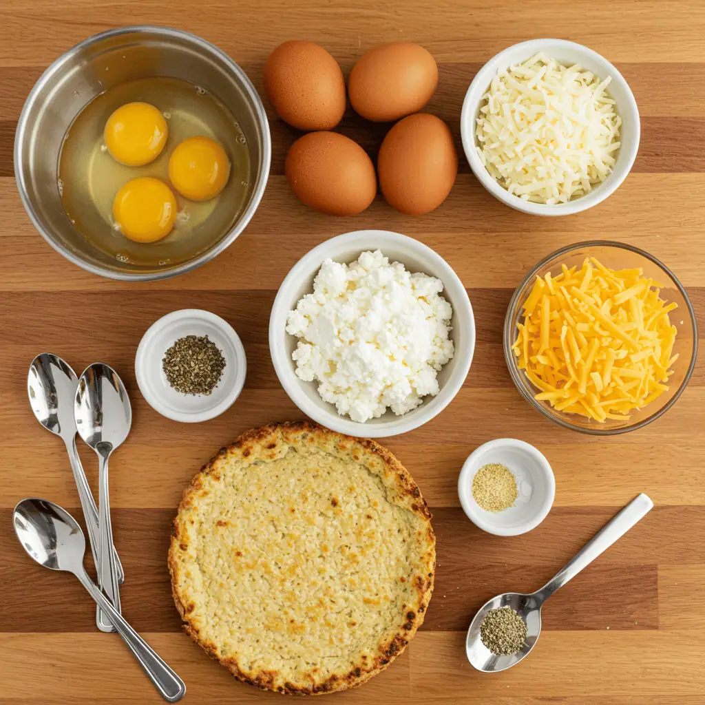Keto Cottage Cheese Egg Pizza Crust 8 Keto cottage cheese egg crust ingredients