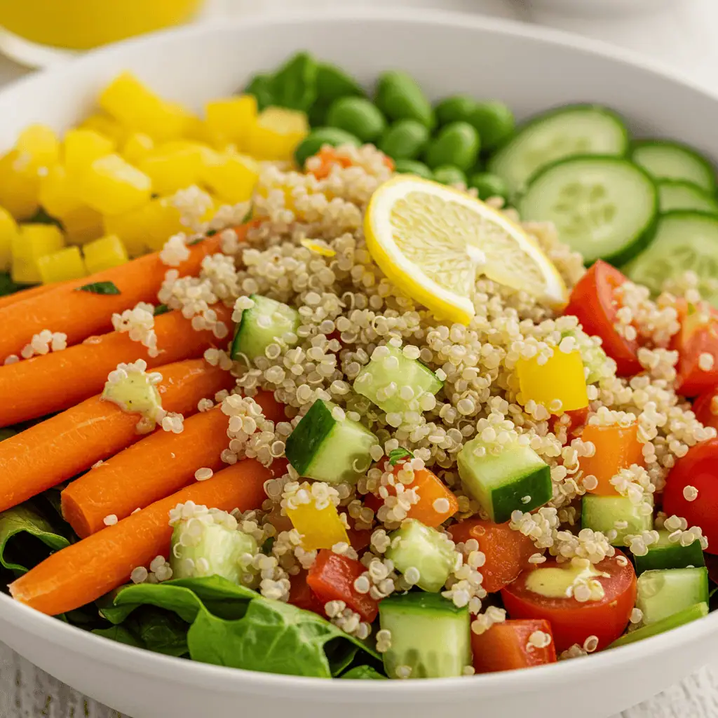 Pink Salt Diet Recipe for Weight Loss: The Easy Morning Detox That Melts Fat Fast 3 quinoa salad for pink salt diet meal plan