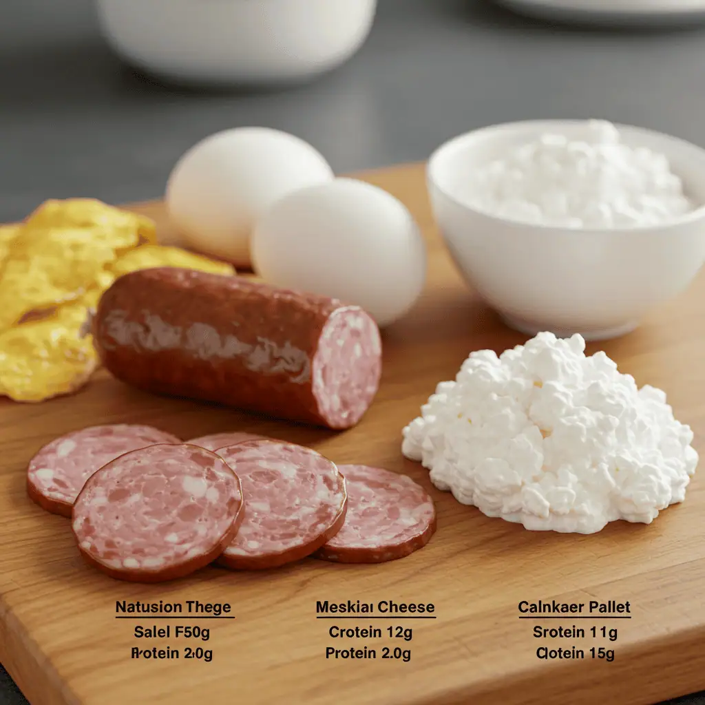 Egg Bites with Cottage Cheese and Sausage: The Ultimate Protein Breakfast 8 protein-rich ingredients for egg bites