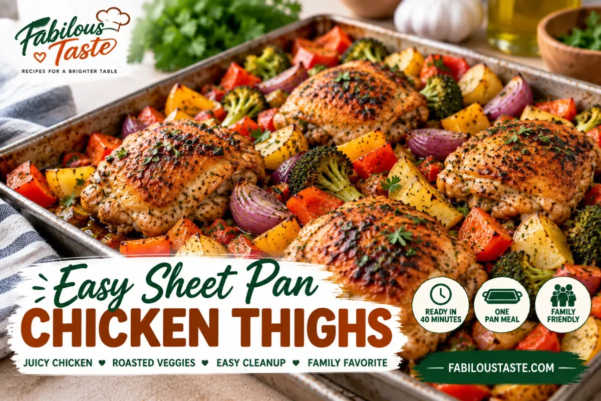 Transform Your Dinner with Savory Sheet Pan Chicken Thighs