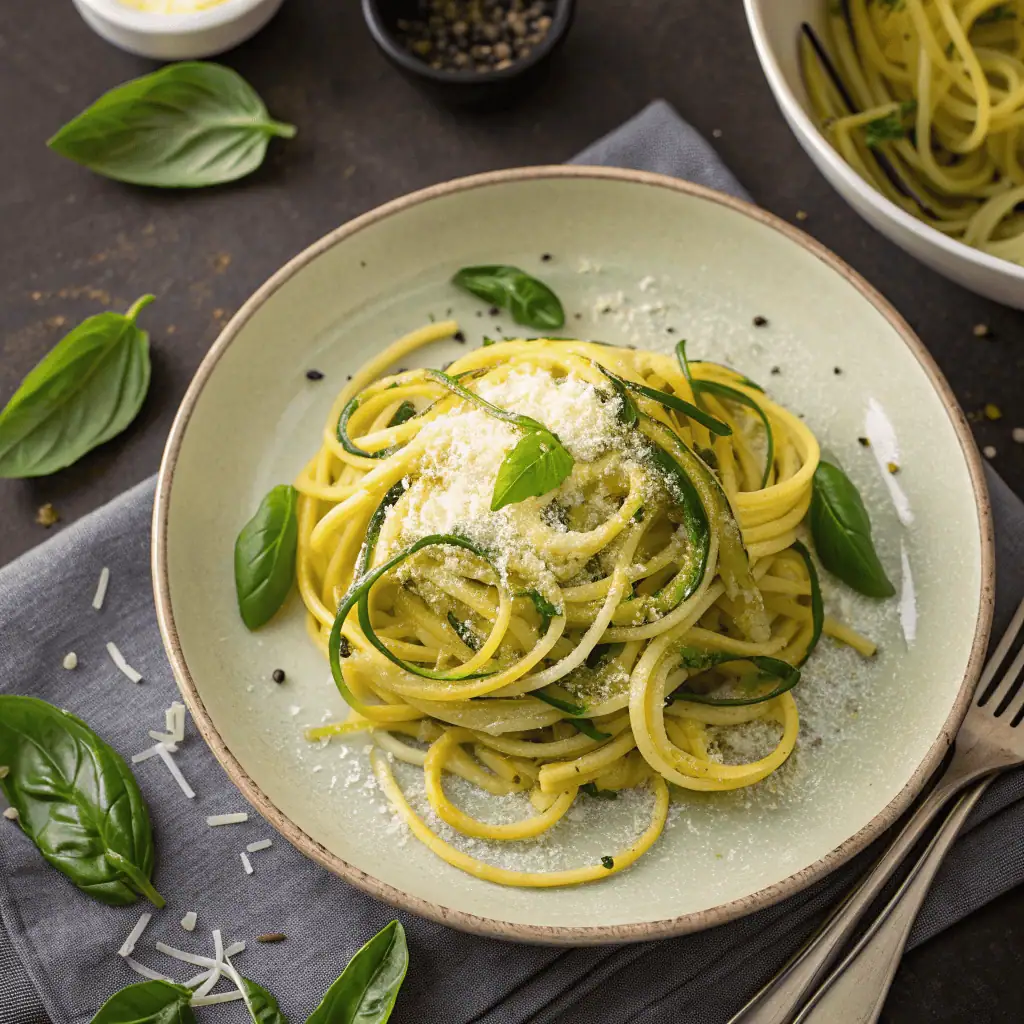 Stanley Tucci zucchini spaghetti recipe version