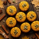 vegan pumpkin cookies featured