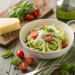 zucchini spaghetti recipe featured