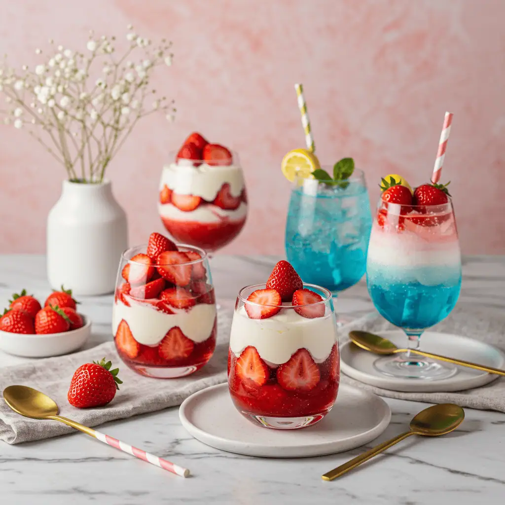 Pinterest-perfect viral food recipes styled for social media with aesthetic presentation and elegant props