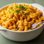 one pot mac and cheese finished bowl creamy sauce cheese