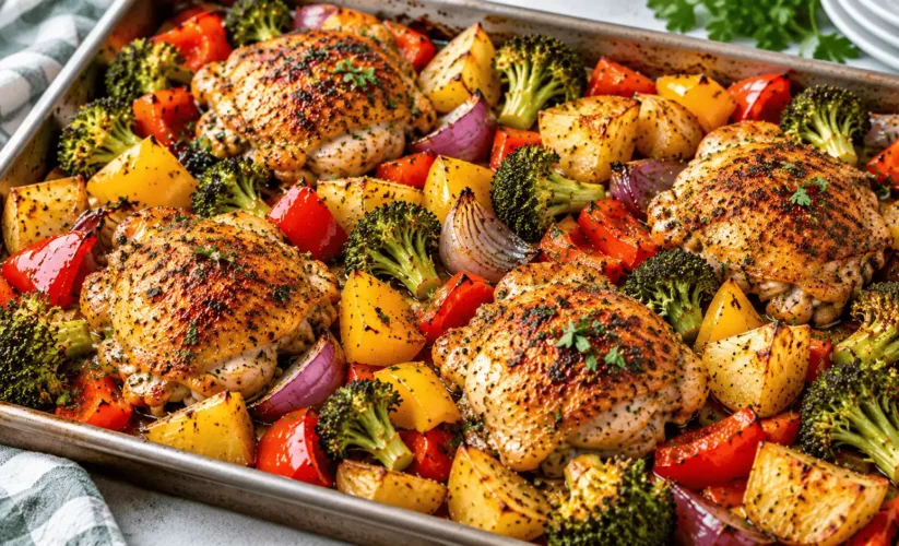 Sheet Pan Chicken and Veggies