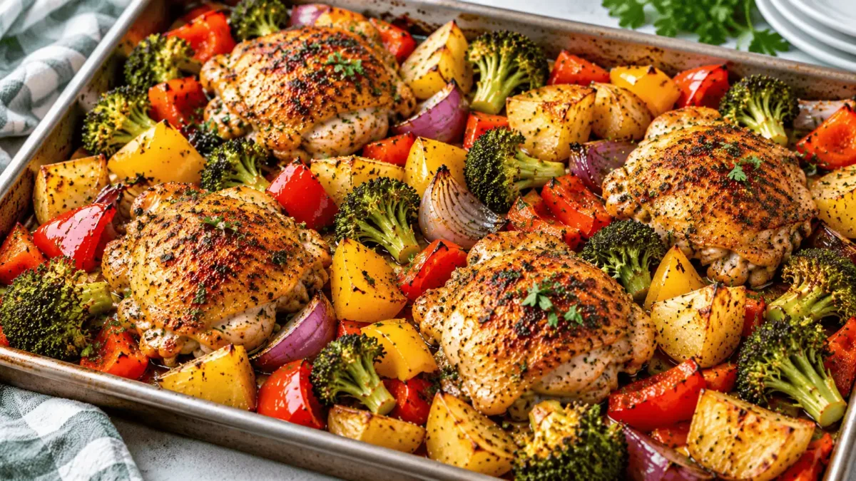 Sheet Pan Chicken and Veggies