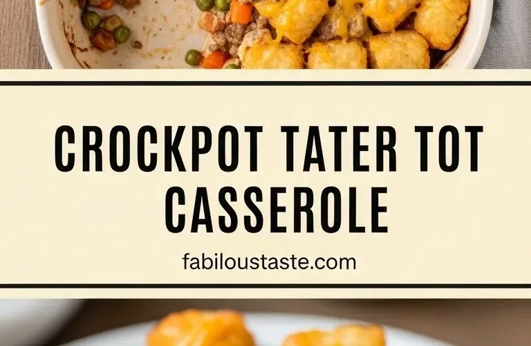 Crockpot Tater Tot Casserole
