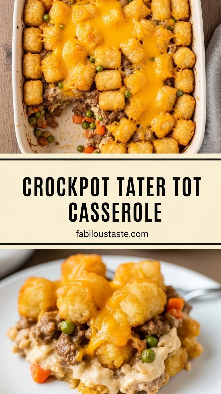 Crockpot Tater Tot Casserole