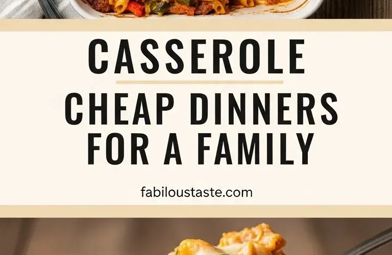 Cheap Dinners for a Family