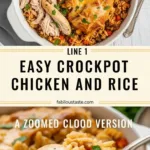 Easy Crockpot Chicken and Rice