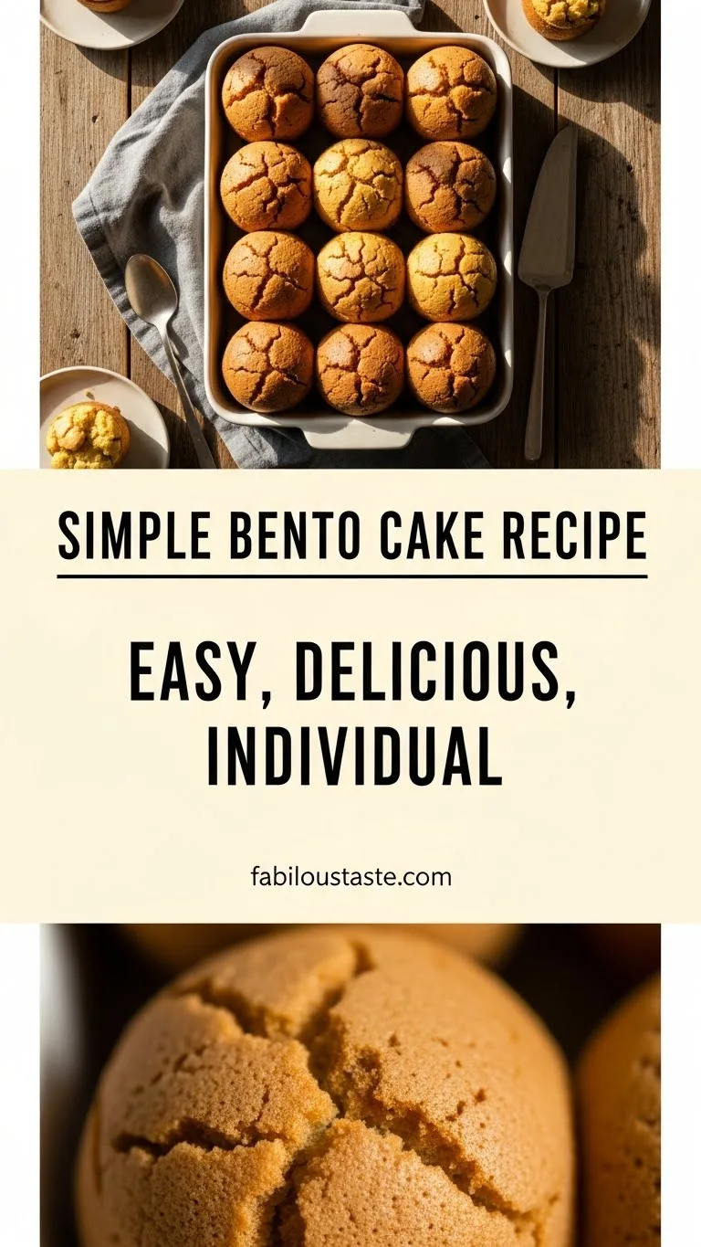 Simple Bento Cake Recipe