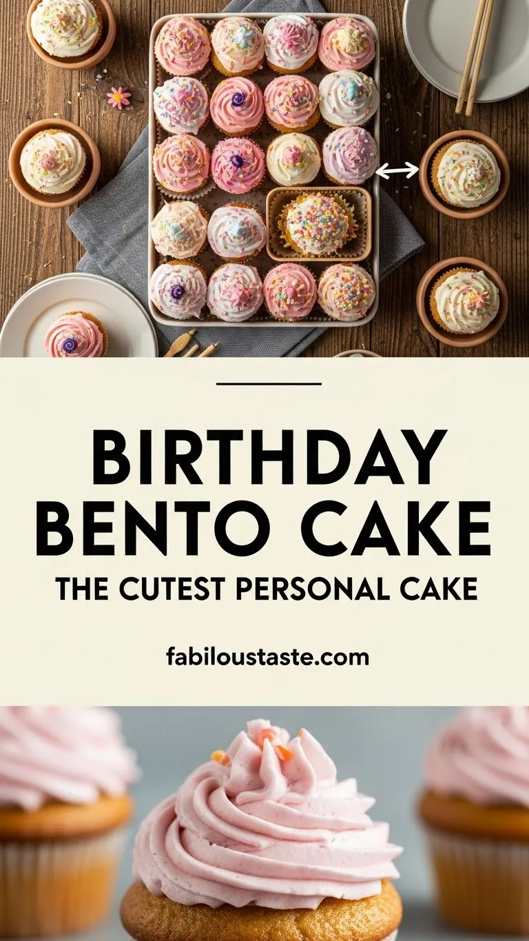 Birthday Bento Cake