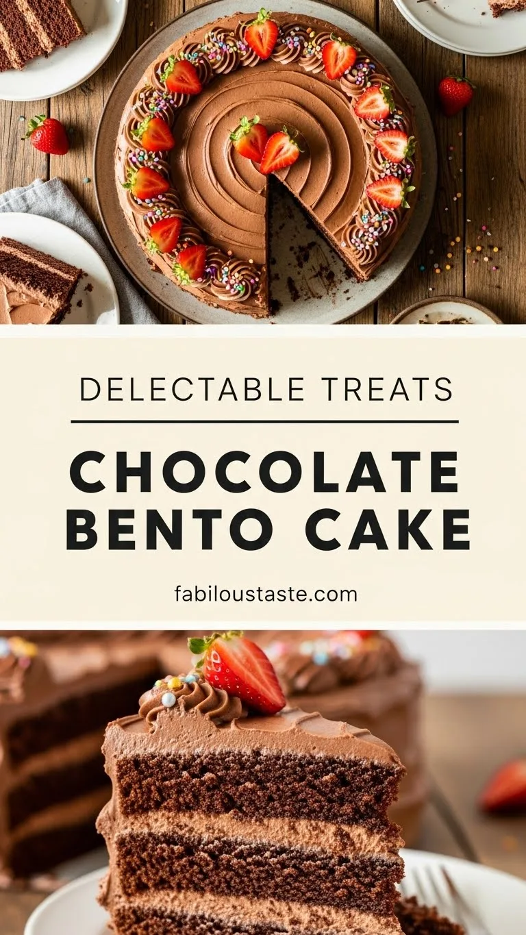 Chocolate Bento Cake