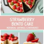 Strawberry Bento Cake