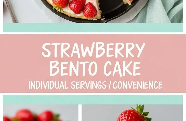 Strawberry Bento Cake