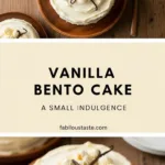 Vanilla Bento Cake