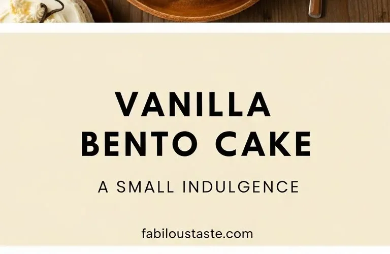 Vanilla Bento Cake