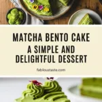 Matcha Bento Cake