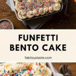 Funfetti Bento Cake