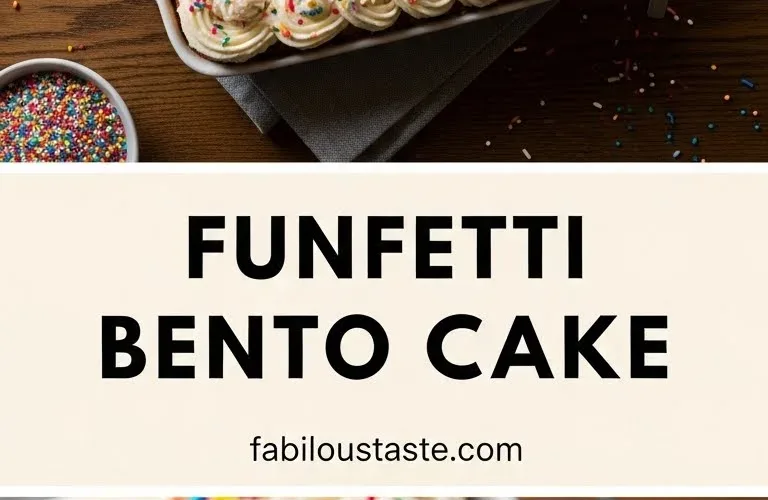 Funfetti Bento Cake