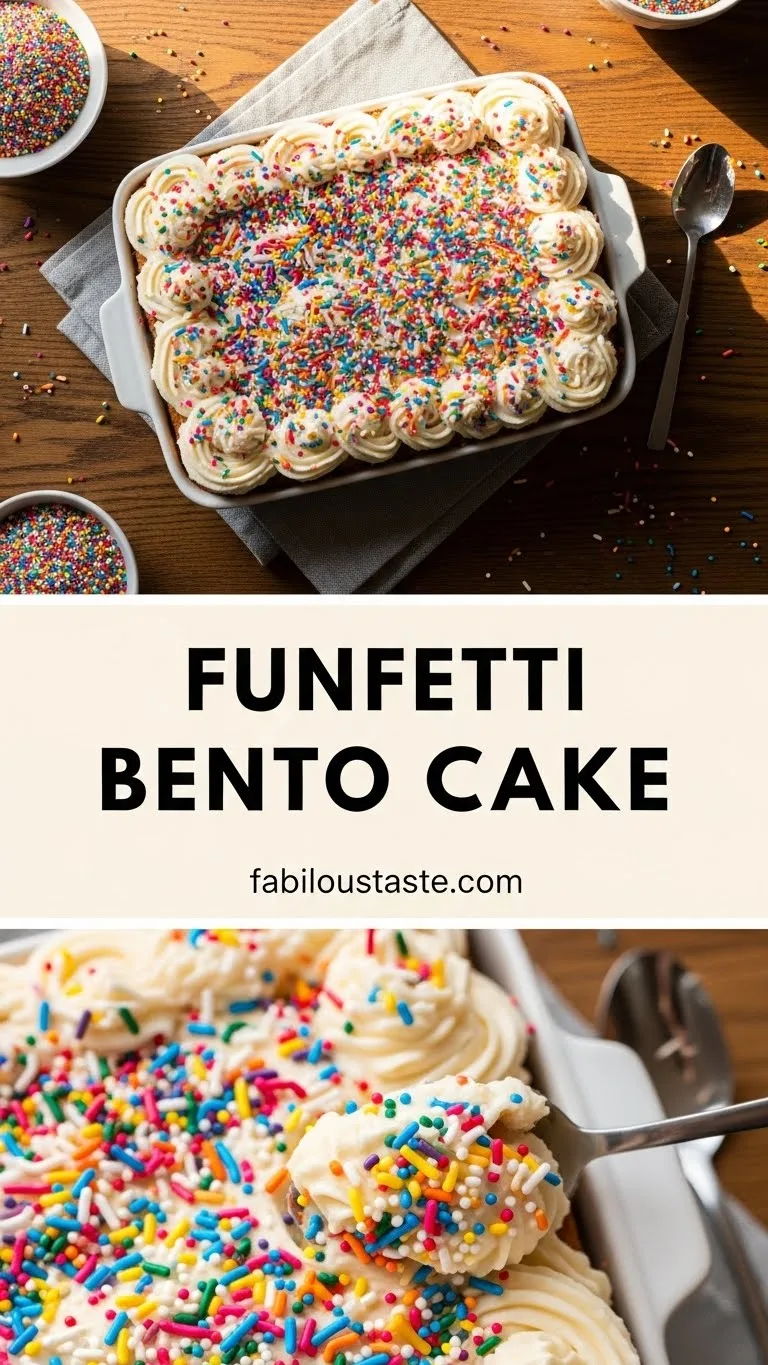 Funfetti Bento Cake