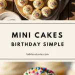 Mini Cakes Birthday Simple