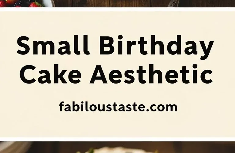 Small Birthday Cake Aesthetic