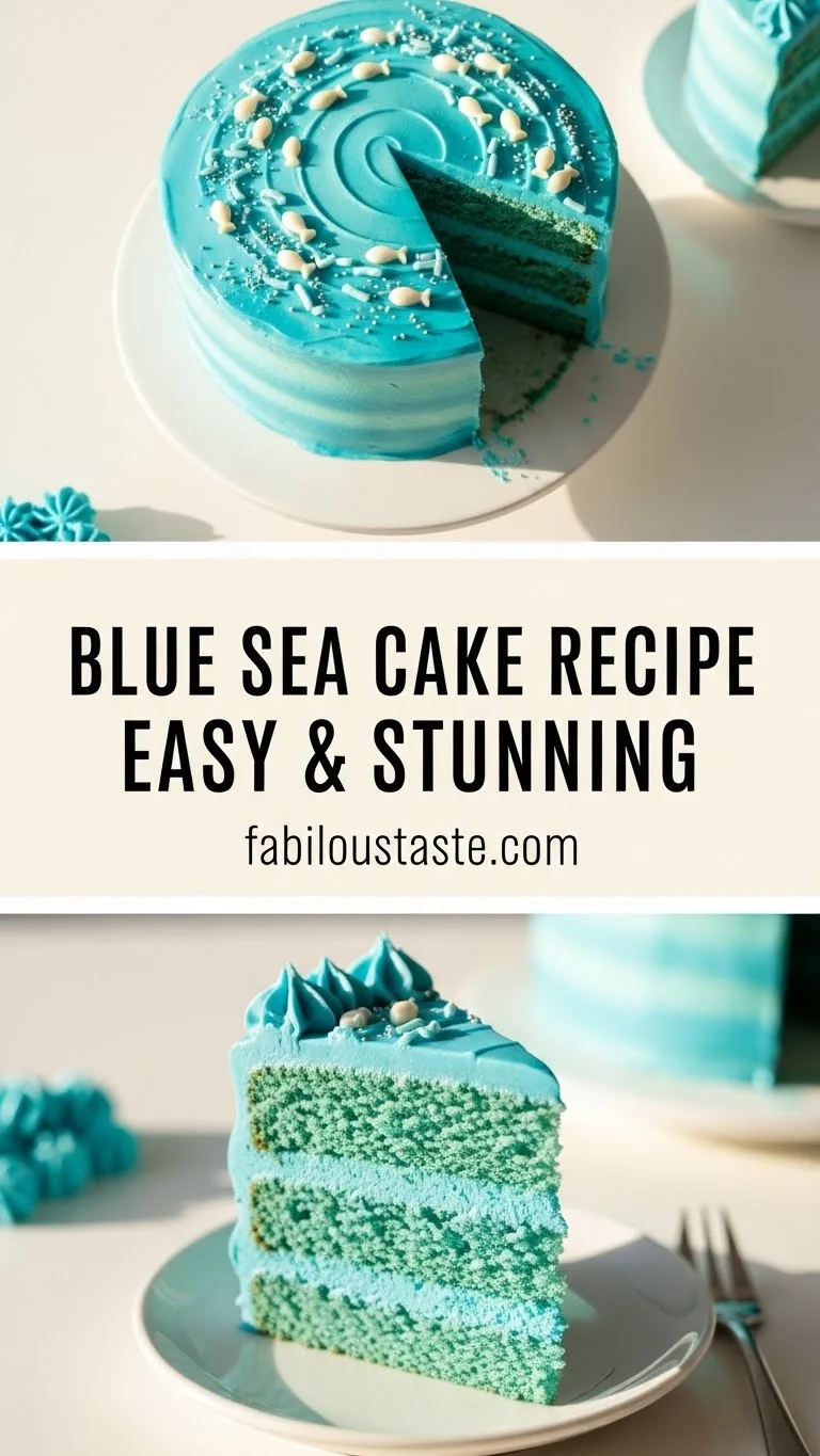 Blue Sea Cake Recipe