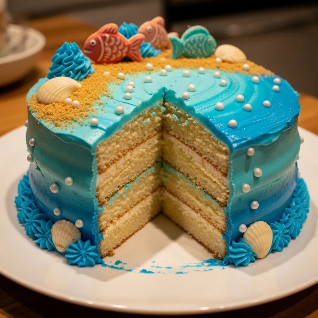 Water Themed Cake