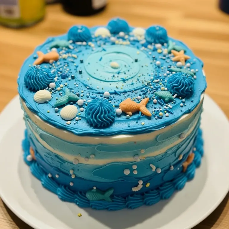 Mermaid Ocean Cake