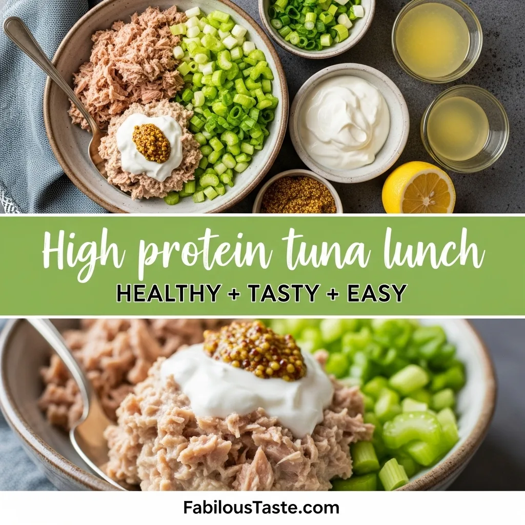 high protein tuna lunch