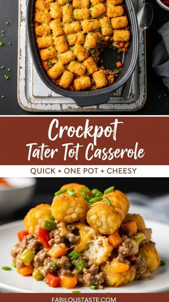 Crockpot Tater Tot Casserole 7 Crockpot Tater Tot Casserole