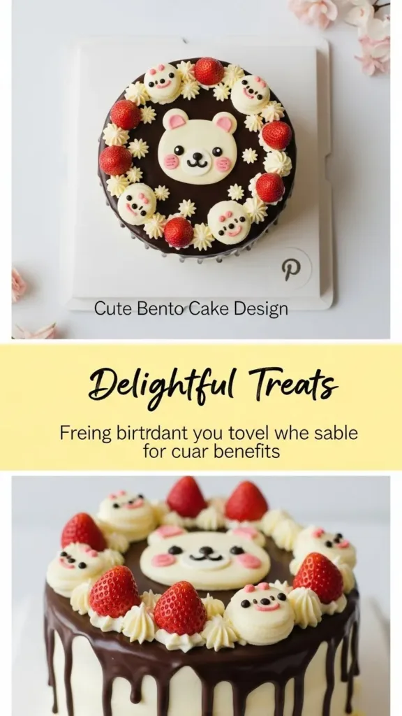 Cute Bento Cake Design