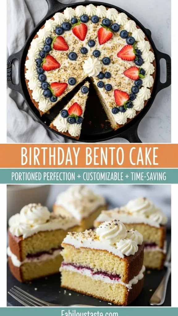 Birthday Bento Cake