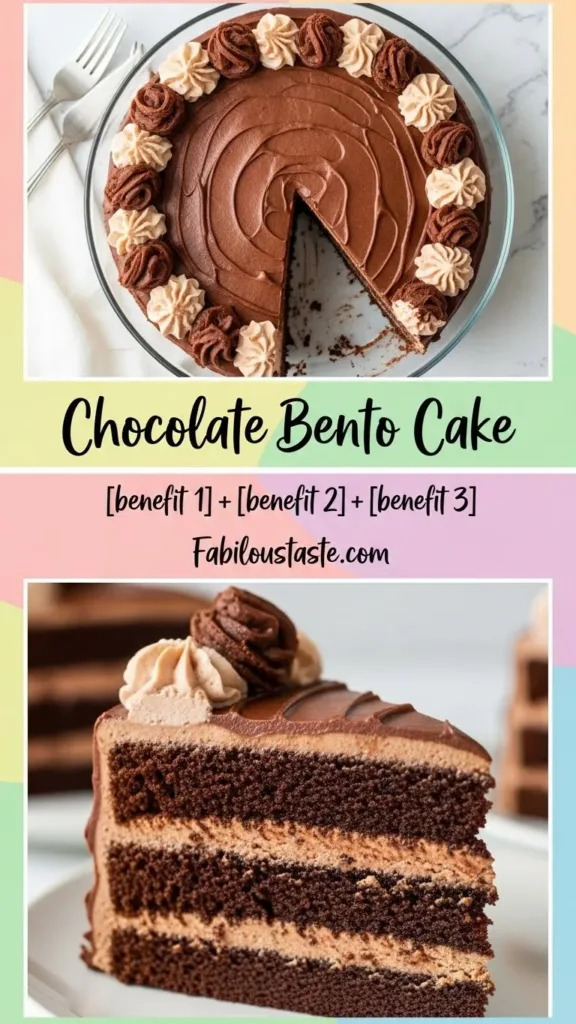 Chocolate Bento Cake