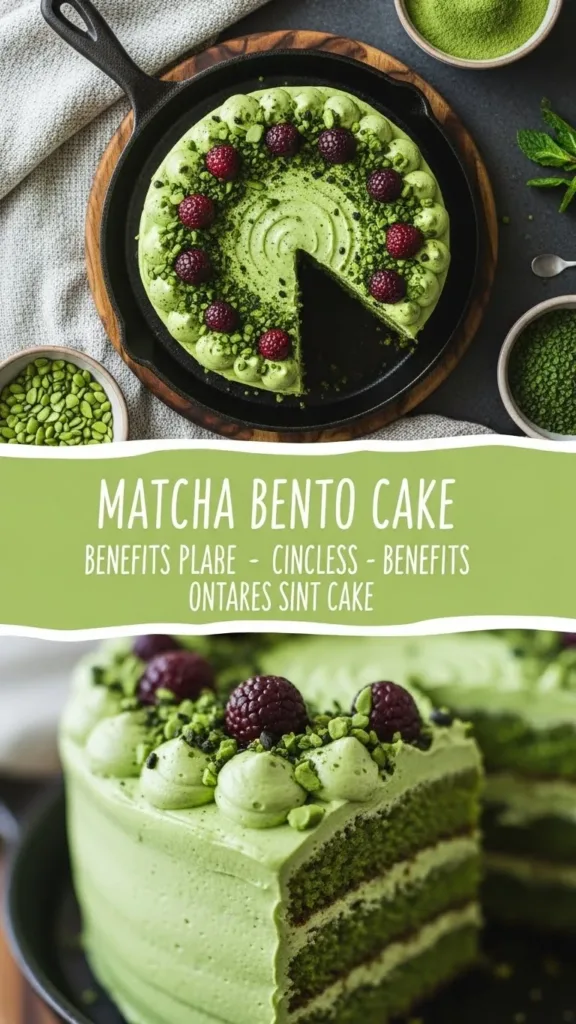 Matcha Bento Cake