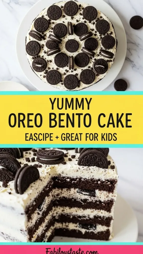 Oreo Bento Cake 4 Oreo Bento Cake