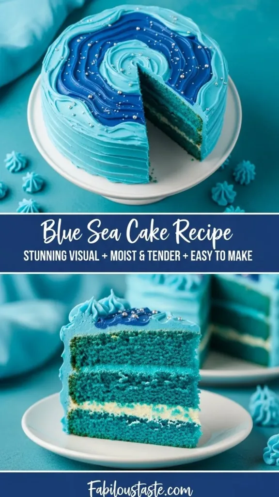 Blue Sea Cake Recipe