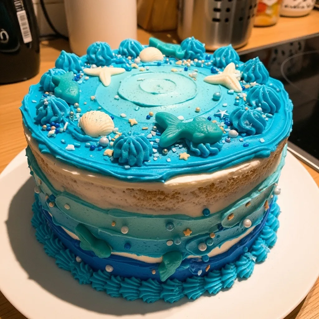 Mermaid Ocean Cake