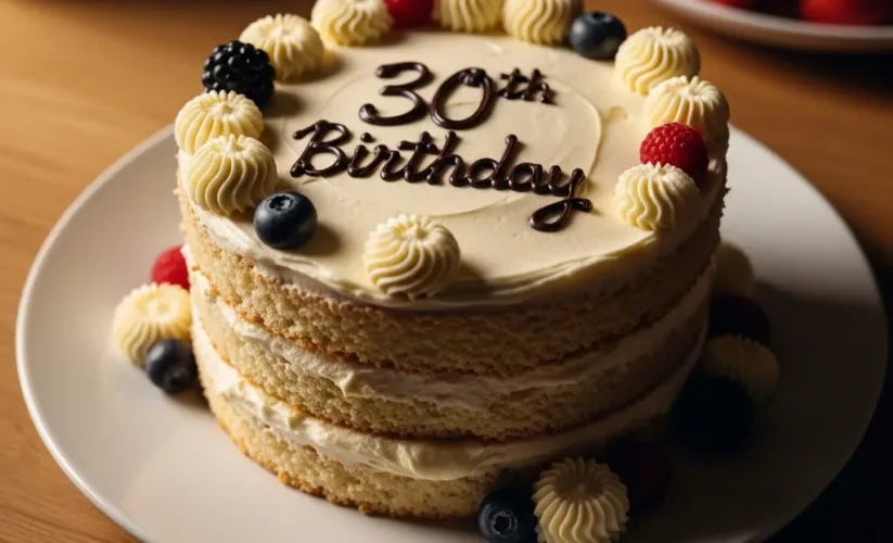 30th Birthday Cake Simple