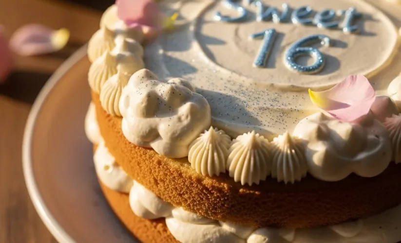 Sweet 16 Birthday Cake